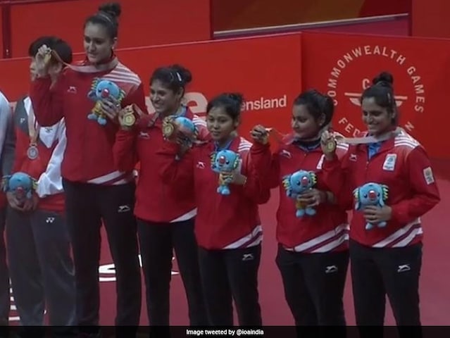 Commonwealth Games 2018: India Womens Table Tennis Team Wins Maiden Gold