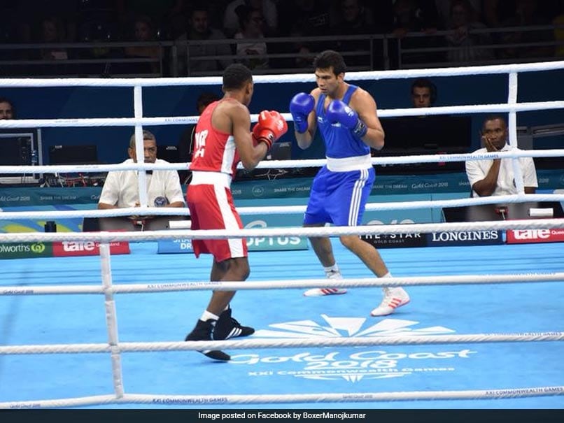Commonwealth Games 2018: Boxer Manoj Kumar Cruises Into Men Commonwealth Games 2018: Boxer Manoj Kumar Cruises Into Men
