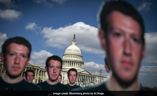 'Fix Fakebook': Activists Plant 100 Life-Size Mark Zuckerberg Cutouts On Capitol Lawn