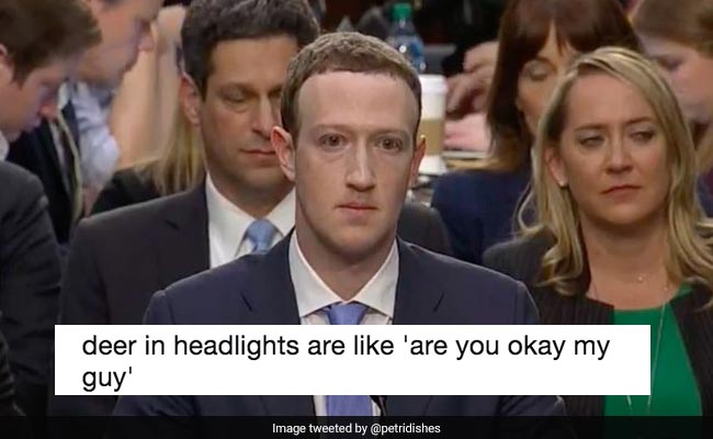 'Robotic' Mark Zuckerberg Appears In Front Of US Congress, Memes Follow