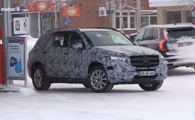 Next-Gen Mercedes-Benz GLE Spied Testing In Snowy Terrain