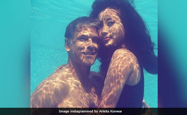 Milind Soman And Ankita Konwar Share Dreamy Underwater Pics. Seen Yet?