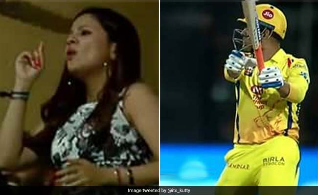 IPL 2018: MS Dhoni ने जड़ा छक्का तो दूर से साक्षी ने किया ये इशारा, फिर हुआ ये चमत्कार