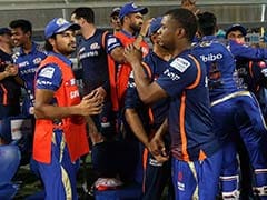 IPL 2018: Mumbai Indians Celebrate Win Over Chennai Super Kings With Cake Smash Session