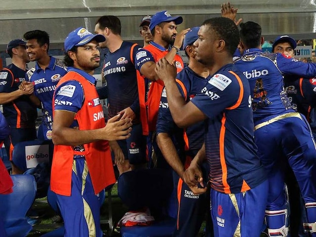 IPL 2018 Mumbai Indians Celebrate Win Over Chennai Super IPL 2018 Mumbai Indians Celebrate Win Over Chennai Super