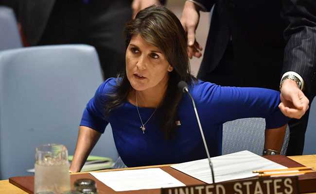 US Won't Allow Human Rights To Be "Cheapened" By UN Body: Nikki Haley