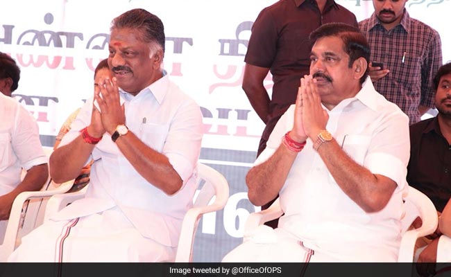 Tamil Nadu Chief Minister, Deputy Join AIADMK's Statewide Hunger-strike Over Cauvery Issue
