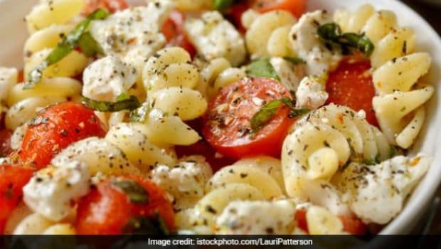 Pasta with Roasted Mediterranean Veggies