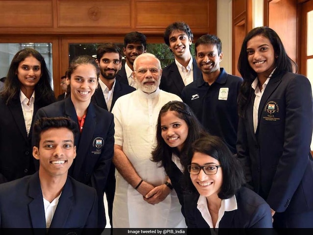 Prime Minister Narendra Modi Meets CWG 2018 Medallists