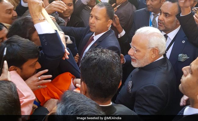 Protests Over PM Modi's Visit To UK Turn Violent, Indian Flag Torn Down