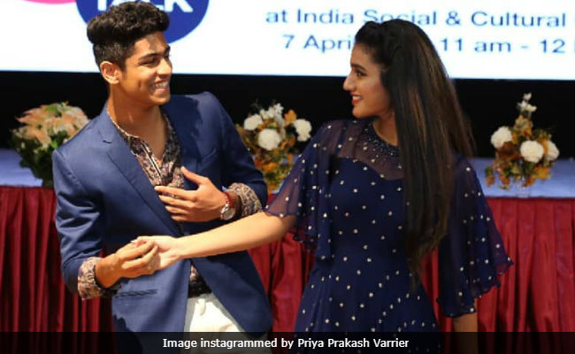 Priya Prakash Varrier's Birthday Post For <i>Oru Adaar Love</i> Co-Star Roshan Abdul Rahoof Is As Cute As Her Wink