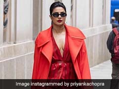 Priyanka Chopra, In Fiery Red, Turns The Streets Of New York Into A Runway