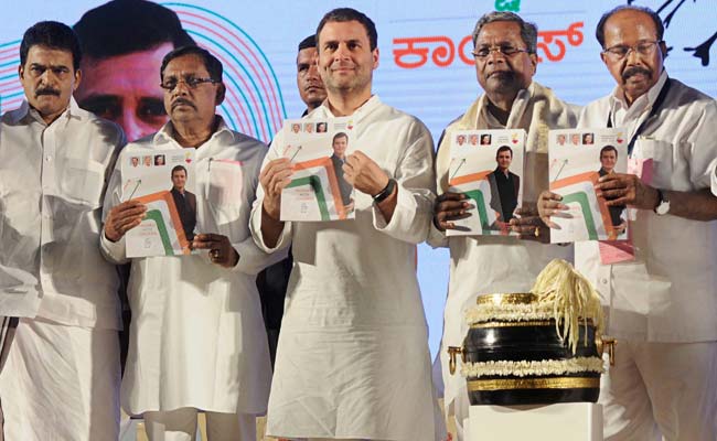 Congress Manifesto For Karnataka Elections Promises 1 Crore Jobs