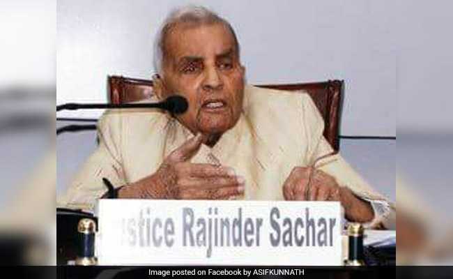 Former Delhi High Court Chief Justice Rajinder Sachar Dies At 94