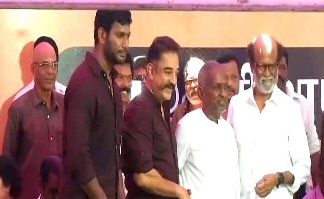 Cauvery Water Issue Highlights: Rajinikanth, Kamal Haasan Share Stage During Chennai Cauvery Protests