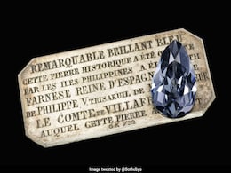 Rare Blue Diamond, Taken From India, Set To Be Auctioned Rare Blue Diamond, Taken From India, Set To Be Auctioned