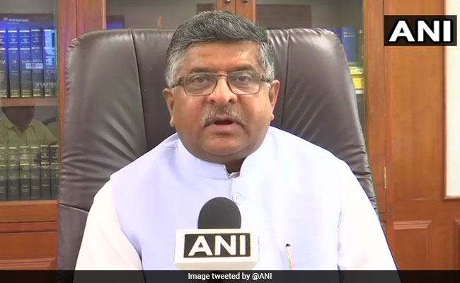 India Should Become Big Centre For Data Analysis: Ravi Shankar Prasad