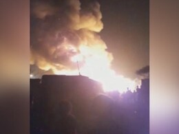 Massive Fire Destroys Rohingya Refugee Camp In Delhi Massive Fire Destroys Rohingya Refugee Camp In Delhi