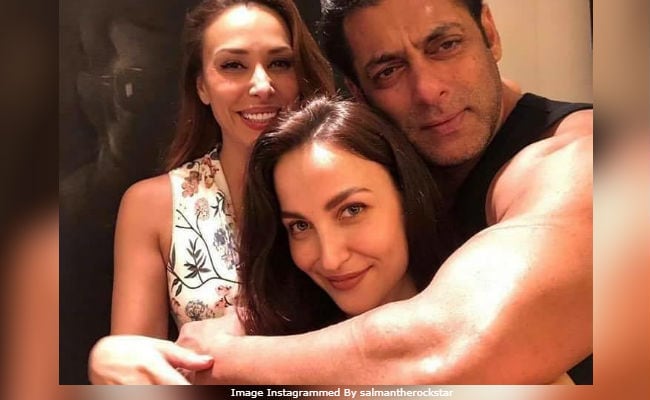 Elli AvrRam Posts Pic With Salman Khan And His Rumoured Girlfriend Iulia Vantur. Later Deletes It