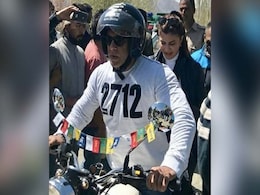 Race 3 Actor Salman Khan Goes Riding In Leh On The Royal Enfield Classic 350 Race 3 Actor Salman Khan Goes Riding In Leh On The Royal Enfield Classic 350