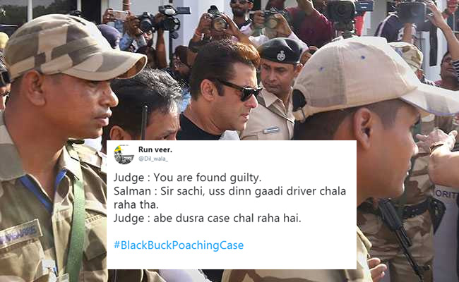 Salman Khan काला हिरण शिकार मामले में दोषी करार, ट्विटर पर मिल रहा ऐसा रिएक्शन