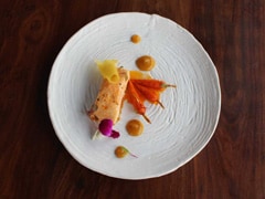Salmon With Mango & Sherry Reduction