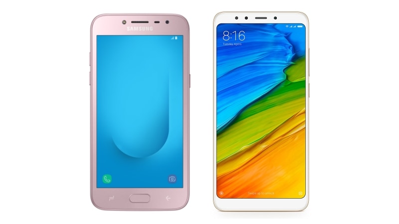 Redmi 5 से कितना बेहतर है Samsung Galaxy J2 (2018)?