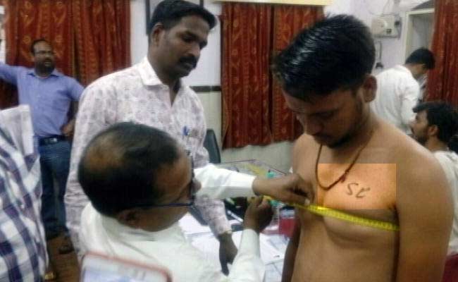 In Madhya Pradesh, Candidates Marked "SC/ST" During Medical Exam For Police Recruitment