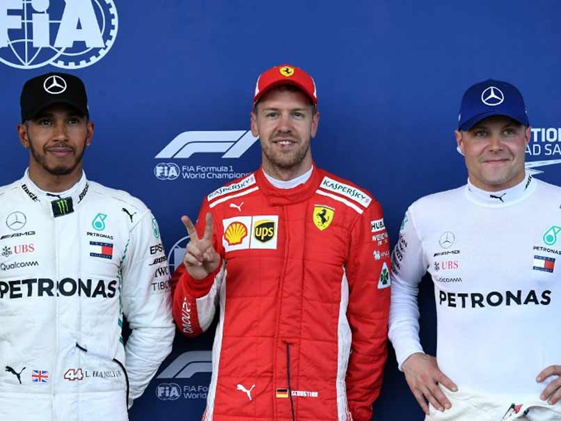 Azerbaijan GP: Ferraris Sebastian Vettel On Pole, Mercedes Lewis Hamilton Second