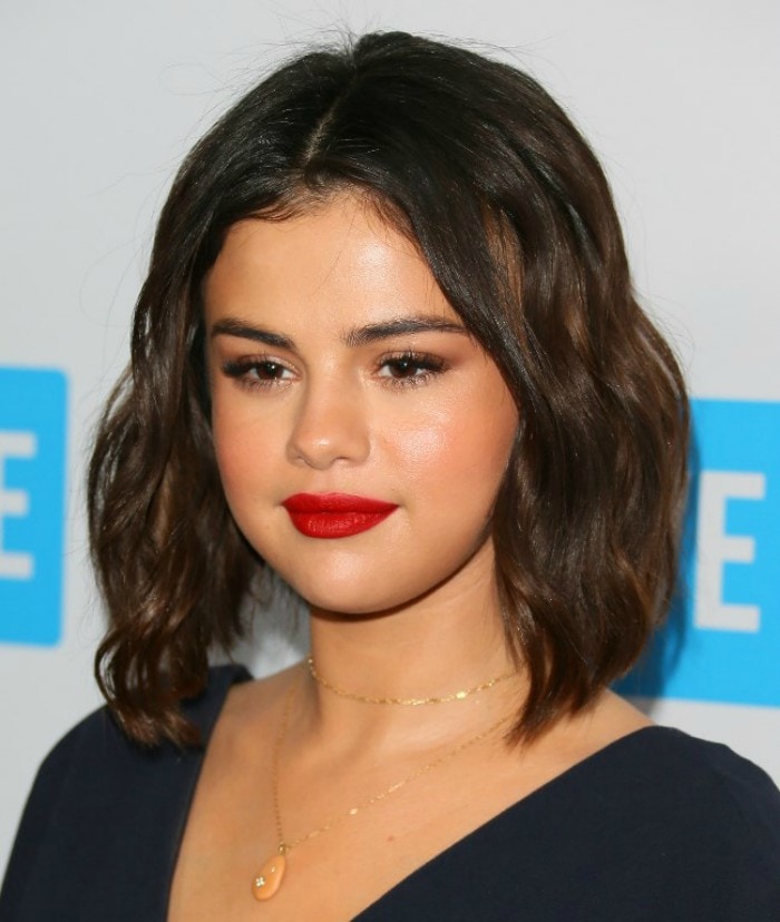 Selena Gomez Rocks Red Lips In Two Looks