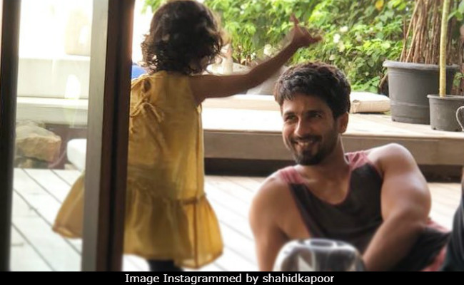 Nothing To See Here, Just Shahid Kapoor And Daughter Misha Chilling At Home