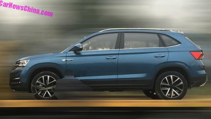 skoda kamiq leaked china