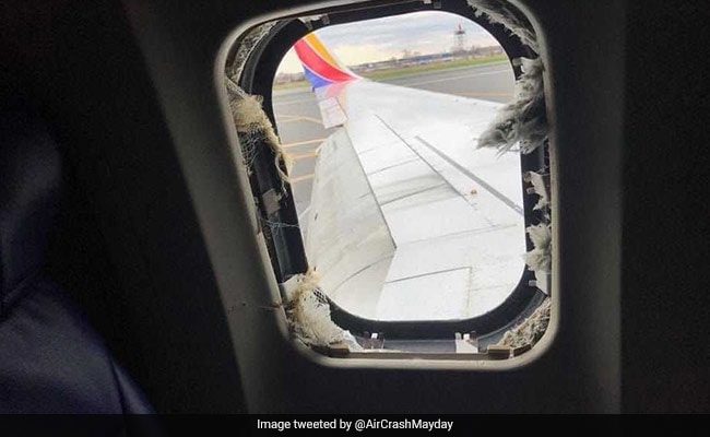 Southwest 737 Makes Safe, Emergency Landing after Engine Damage and Cabin Decompression