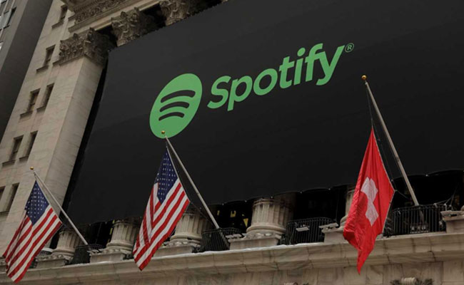 On Spotify's Wall Street Debut, New York Stock Exchange Flies Wrong Flag