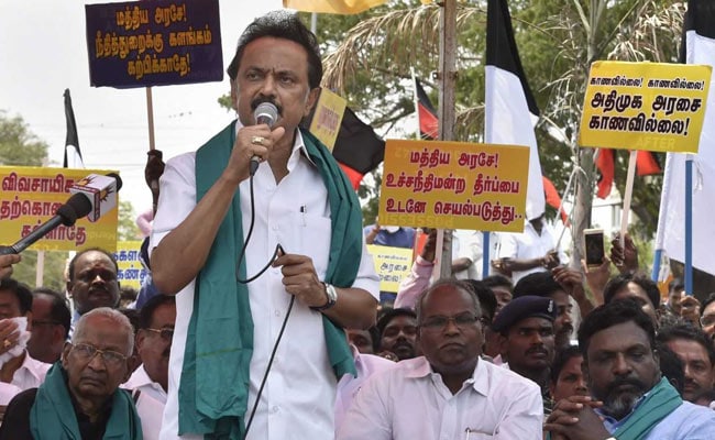 MK Stalin Calls Sterlite Closure 'Eyewash', 'Drama'