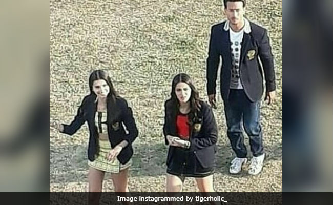 On The Sets Of <I>Student Of The Year 2</I>: Ananya Panday, Tiger Shroff And Tara Sutaria Are Too Cool For School