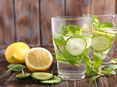 Benefits of lemon lime cucumber water