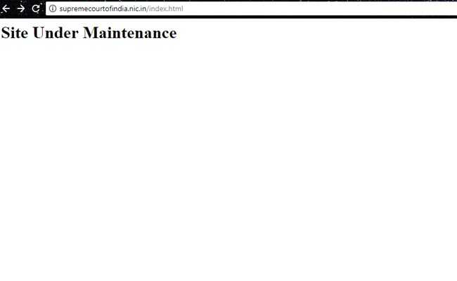 Supreme Court Website Down, Minutes After Judge Loya Ruling