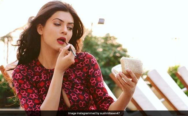 Wait, There's A Right Way To Apply Red Lipstick? Learn Sushmita Sen's Technique