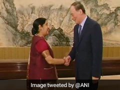 Sushma Swaraj Meets Chinese Vice President Wang Qishan, Discusses India-China Ties