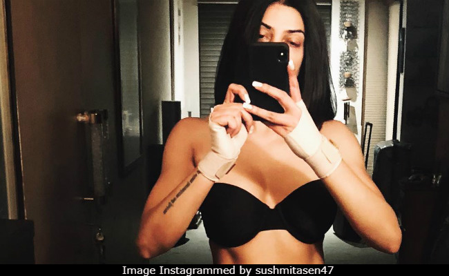 Sushmita Sen, Not One Bit 'Body Shy', Posts This Incredible Pic. We Are At The Gym Already