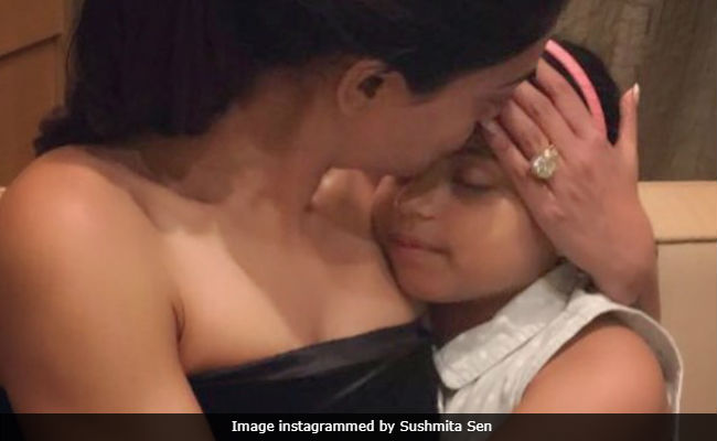 Sushmita Sen And Daughter Alisah's 'Portrait Of Bliss' - Pic Courtesy Renee