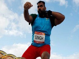 CWG 2018: फाइनल में तेजिंदर लिंह का गोला नहीं कर सका कमाल CWG 2018: फाइनल में तेजिंदर लिंह का गोला नहीं कर सका कमाल