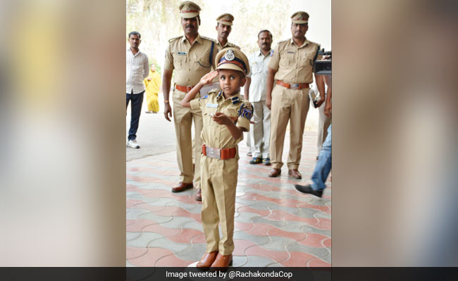 6-Year-Old Cancer Patient Was Police Commissioner For A Day In Telangana