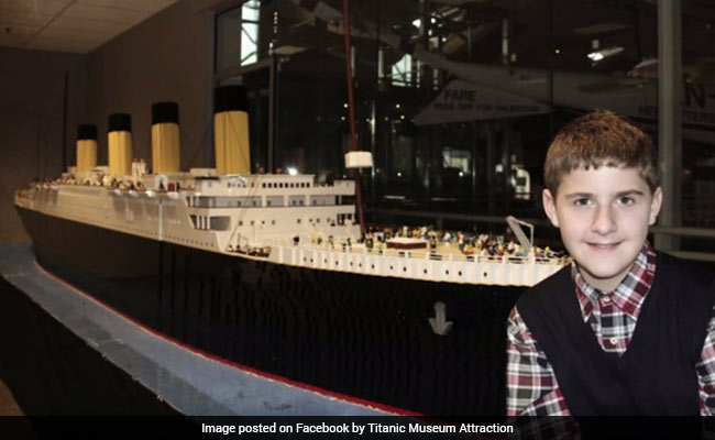 Boy With Autism Builds Largest Titanic Replica. It's Made Of 65,000 Legos