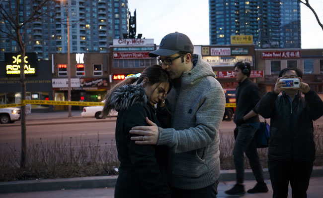 Toronto: Bodies And Debris Scattered Over Mile-Long Strip