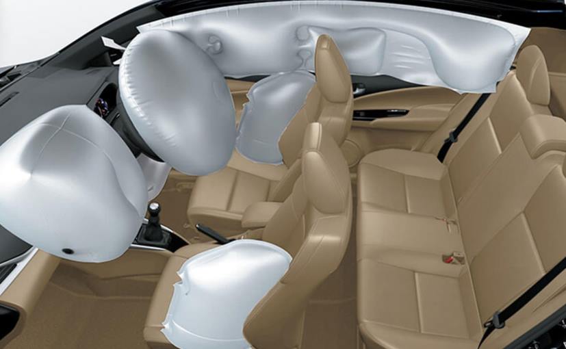 toyota yaris gets 7 airbags