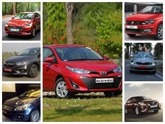 Toyota Yaris vs Honda City vs Hyundai Verna vs Maruti Ciaz vs Skoda Rapid vs Volkswagen Vento vs Nissan Sunny: Specifications Comparison