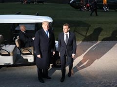 Dinner Over, Donald Trump And Emmanuel Macron Get Down To Business