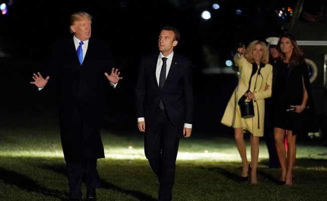 France's Emmanuel Macron Visits Donald Trump As Iran Nuclear Deal Hangs In Balance